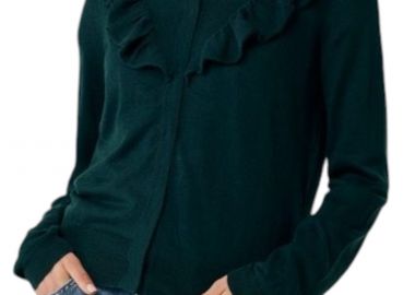 Ζακέτα Mexx Knitted With Ruffles JO0972036W-Dark Green Γυναικείο - Mexx - 