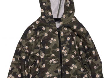 Ζακέτα Monnalisa Με Κουκούλα Floral Cropped C-Cappuccio 498800 8055-0083 Κορίτσι - Monnalisa - 