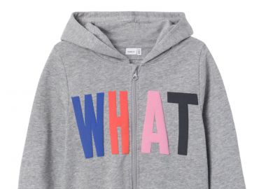 Ζακέτα Name It Layla Short Sweat 13220481-Grey Melange Κορίτσι - Name It - 