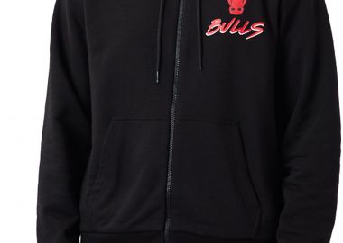 Ζακέτα New Era NBA Script Chicago Bulls Με Κουκούλα 60284698-001 Ανδρικό - New Era - 