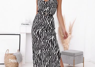 ΖΕΒΡΕ ΜΙΝΤΙ ΣΑΤΕΝ ΦΟΡΕΜΑ-AMNESIA - fashionroom - 