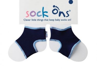 Ζεύγος Σταθεροποιητές Καλτσών 0-6 Μηνών Μπλε Sock Ons SOS-NAVY - Sock ons - 
