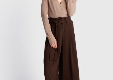 Zιπ κιλότ με λάστιχο και ζώνη - 5206179106849 -  - 