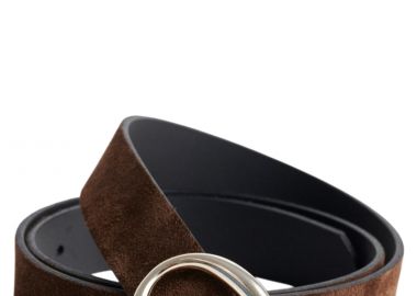 Zώνη Ale Δερμάτινη Με Σουέτ Υφή 8Z23691-BROWN Γυναικείο - Ale - 