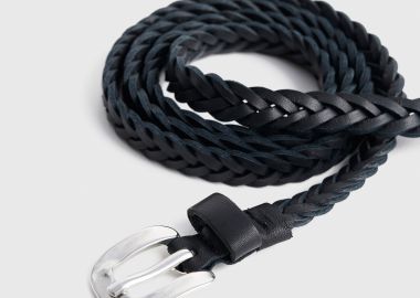 Ζώνη δερμάτινη πλεξούδα - 5206179119375 -  - 