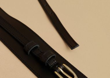 Ζώνη φαρδιά με χρυσή αγκράφα - 5206179052559 -  - 