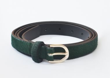 Ζώνη τύπου pony skin - MAT FASHION - 