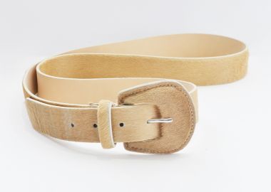 Ζώνη τύπου pony skin - MAT FASHION - 