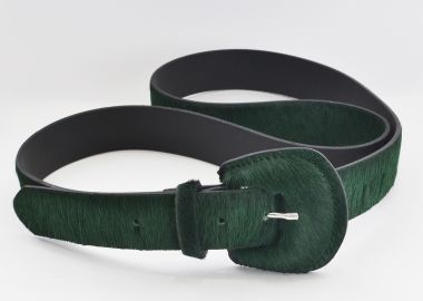 Ζώνη τύπου pony skin - MAT FASHION - 