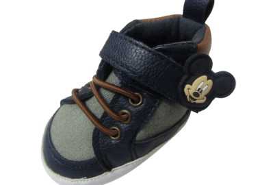 ©DISNEY ΒΡΕΦΙΚΑ ΠΑΠΟΥΤΣΙΑ ΑΓΚΑΛΙΑΣ MICKEY 1065 – καφέ 18 ΚΑΦΕ - OEM - 