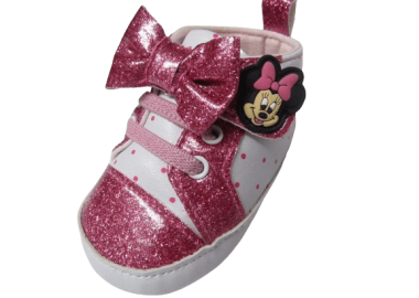©DISNEY ΒΡΕΦΙΚΑ ΠΑΠΟΥΤΣΙΑ ΑΓΚΑΛΙΑΣ MINNIE 1063 – λευκό 16 ΛΕΥΚΟ - OEM - 