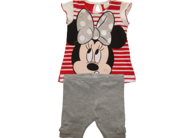 ©DISNEY ΒΡΕΦΙΚΟ ΠΑΙΔΙΚΟ ΣΕΤ ΜΕ ΚΟΛΑΝ 1171 - γκρι ΓΚΡΙ - OEM - 