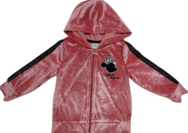 ©DISNEY ΠΑΙΔΙΚΗ ΒΕΛΟΥΤΕ ΖΑΚΕΤΑ MINNIE 1531 - ροζ ΡΟΖ - OEM - 