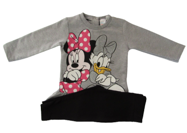 ©DISNEY ΠΑΙΔΙΚΟ ΣΕΤ MINNIE DAISY ΜΕ ΚΟΛΑΝ 1295 – γκρι ΓΚΡΙ - OEM - 