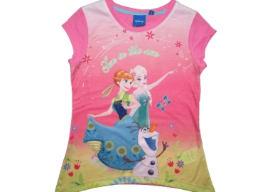 ©DISNEY ΠΑΙΔΙΚΟ T-SHIRT FROZEN 0534 – ροζ ΡΟΖ - OEM - 
