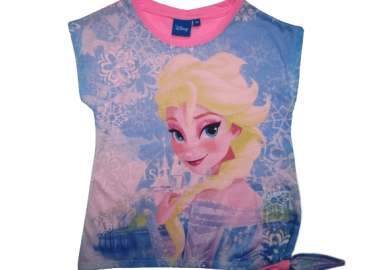 ©DISNEY ΠΑΙΔΙΚΟ T-SHIRT FROZEN 0535 – ροζ ΡΟΖ - OEM - 