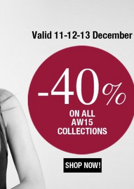 Έως 40% σε όλες τις συλλογές!